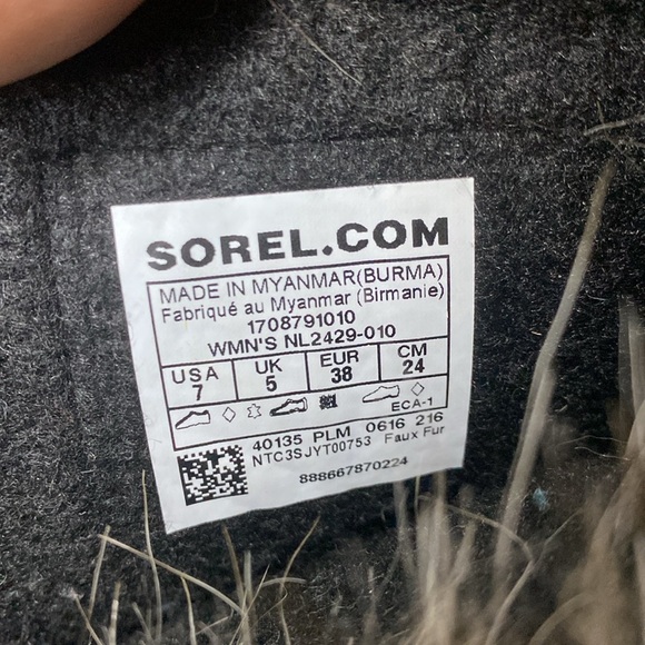 Sorel Joan Of Arctic Waterproof boots “Black Quarry” - Picture 14 of 17